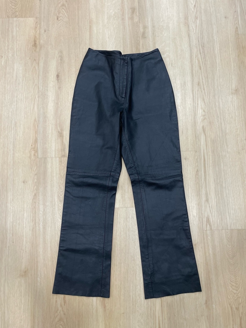 I.N.C. International Concepts black leather trousers size 10